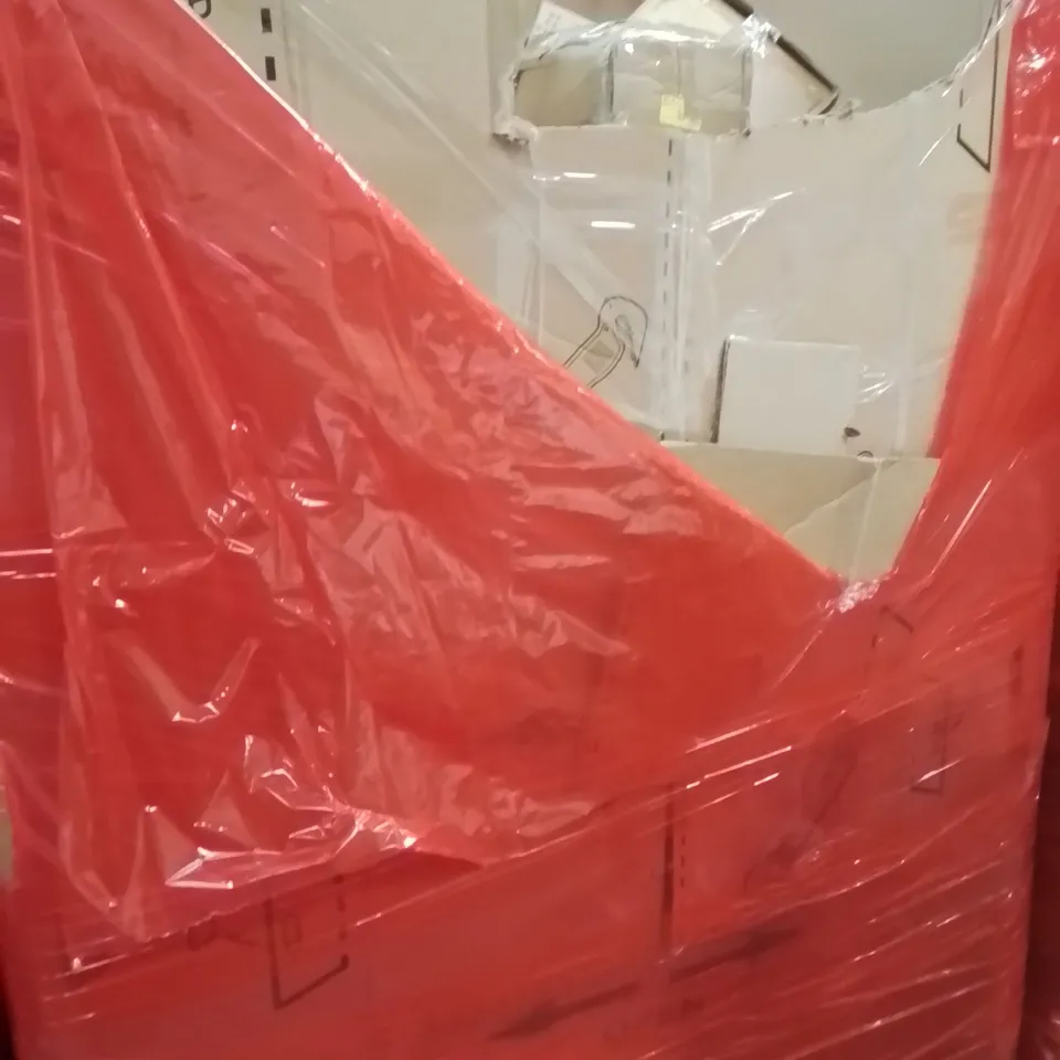 PALLET OF ASSORTED HOUSEHOLD GOODS AND PRODUCTS TO INCLUDE;CANOPY TENT,AIR COOLER,CAMPING TENT