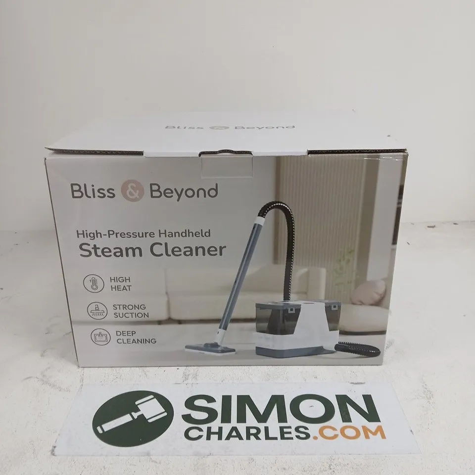 BOX OF 2 BLISS & BEYOND HIGH PRESSURE STEAM CLEANERS