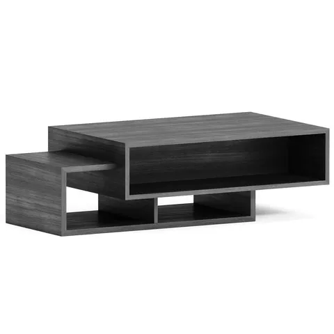 BOXED GODDING PEDESTAL COFFEE TABLE WITH STORAGE (1 BOX)