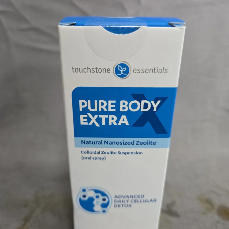 TOUCHSTONE ESSENTIALS PURE BODY EXTRA – NATURAL NANOSIZED ZEOLITE ORAL SPRAY (60 ML)