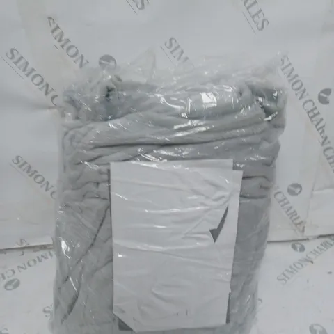 COZEE HOME VELVETSOFT HEATED THROW IN LIGHT GREY