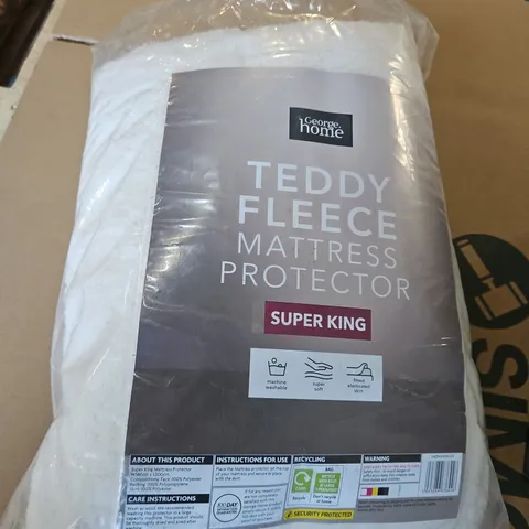 TEDDY FLEECE MATTRESS PROTECTOR SIZE SUPER KING