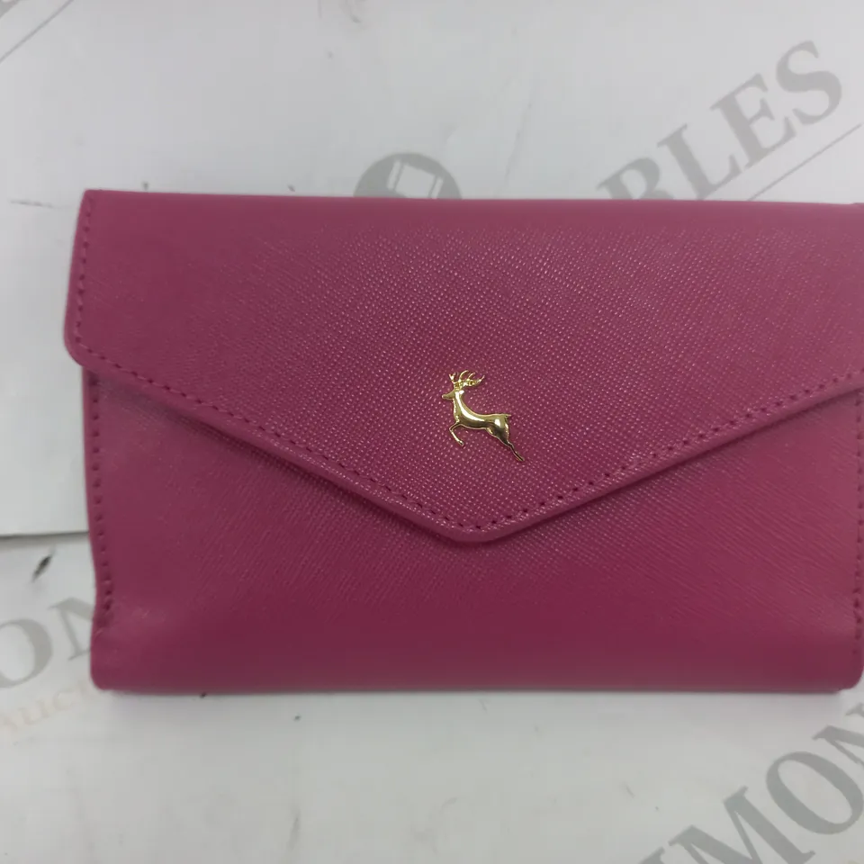 ASHWOOD LEATHER FLAP OVER MEDIUM WALLET