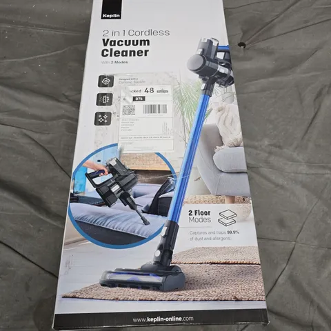 BOXED KEPLIN 2-IN-1 CORDLESS VACUUM CLEANER
