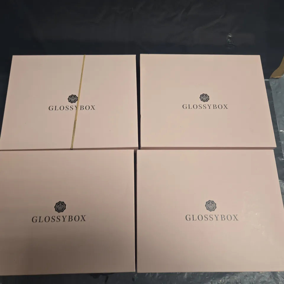 LOT OF 4 GLOSSY BOX BEAUTY SETS