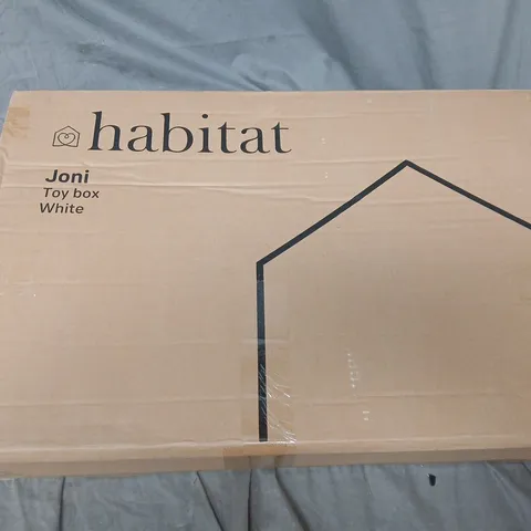 BOXED HABITAT JONI TOY BOX IN WHITE