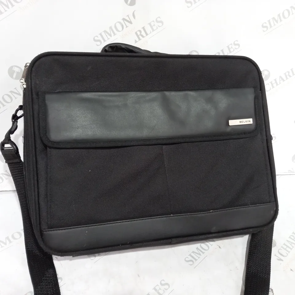 BELKIN BLACK LAPTOP CARRIER BAG 