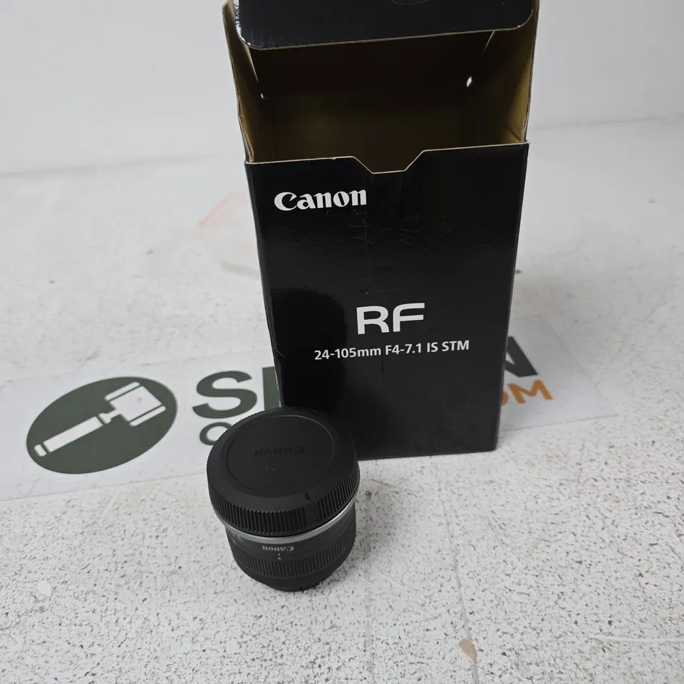CANON RF 24-105MM F/4-7.1 IS STM LENS – BOXED