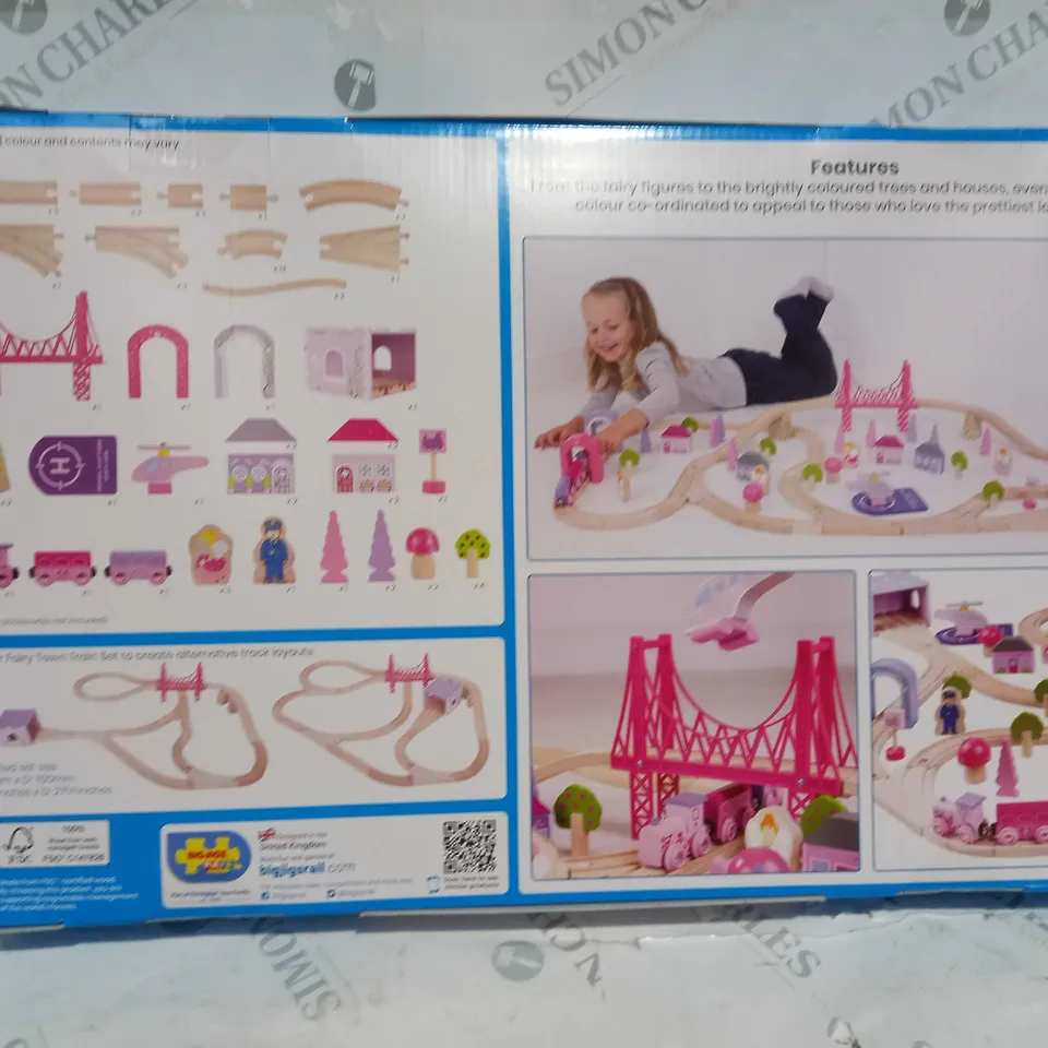 BOXED BIGJIGS RAIL FAIRY TOWN TRAIN SET 