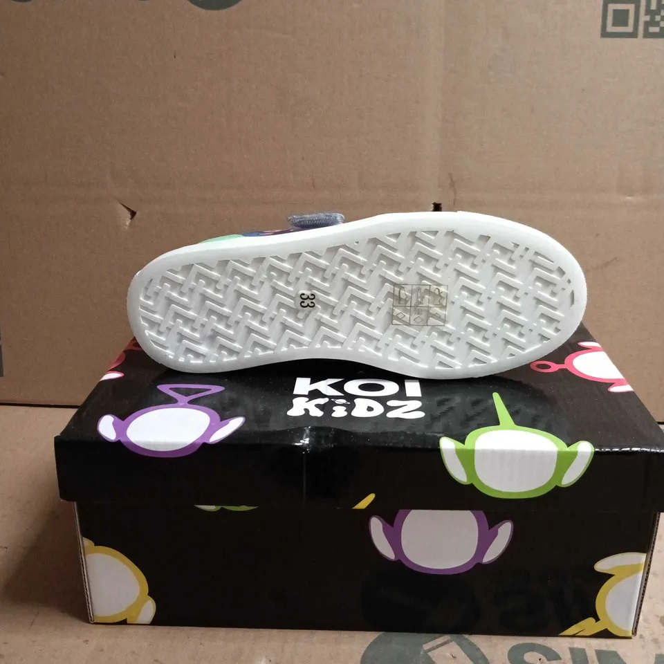 KOI KIDZ TELETUBBYLAND TRAINERS MULTI COLOURED SIZE 1