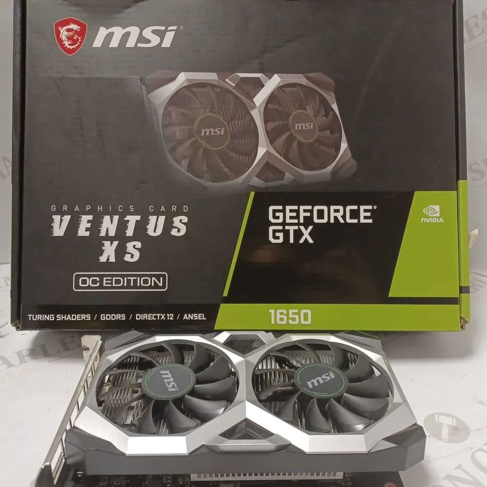 MSI GEFORCE GTX 1650 VENTUS XS OC EDITION 