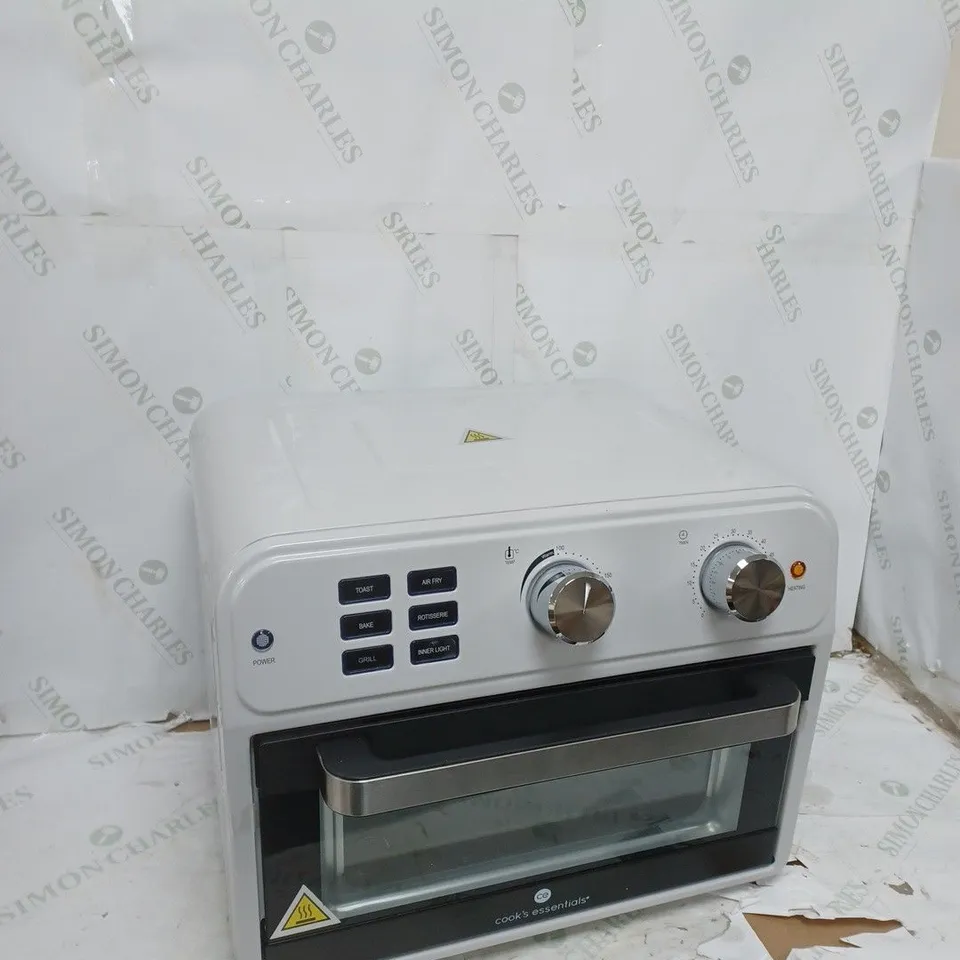 COOK'S ESSENTIAL AIR FRYER OVEN IN COOL WHITE 