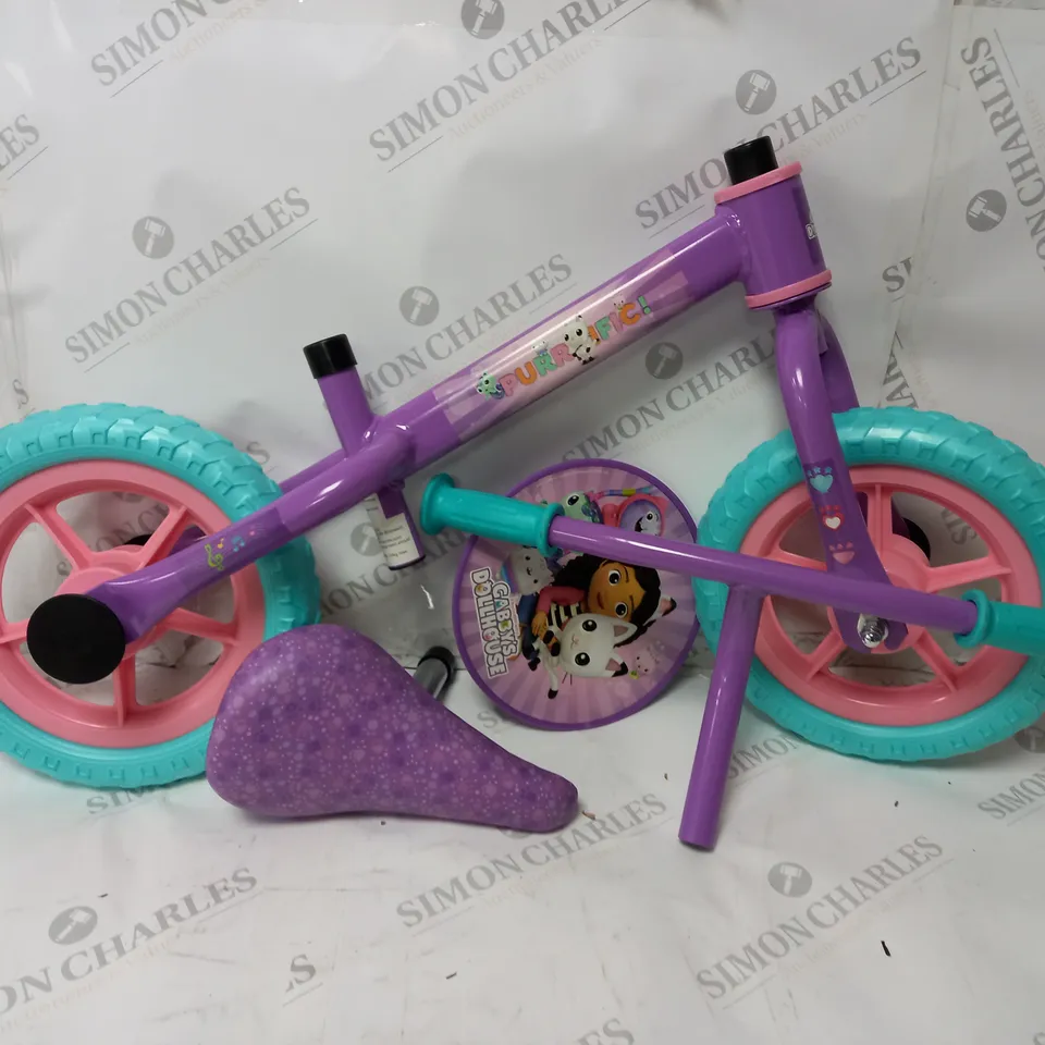 GABBY'S DOLLHOUSE 10 INCH BALANCE BIKE 