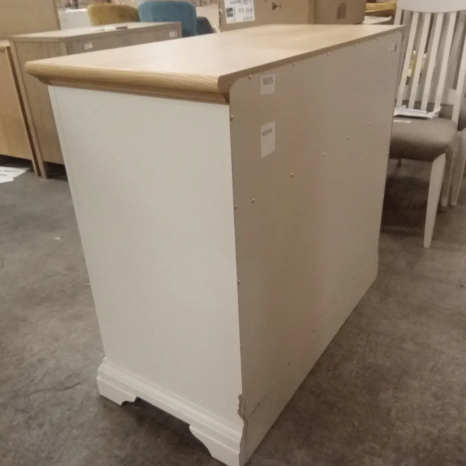 QUALITY DESIGNER HAMPSTEAD TWO TONE 2+2 DRAWER CHEST
