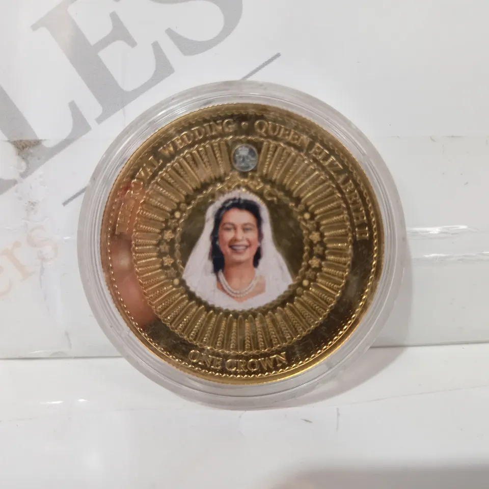 2015 QUEEN ELIZABETH THE ROYAL WEDDING COMMEMORATIVE COIN