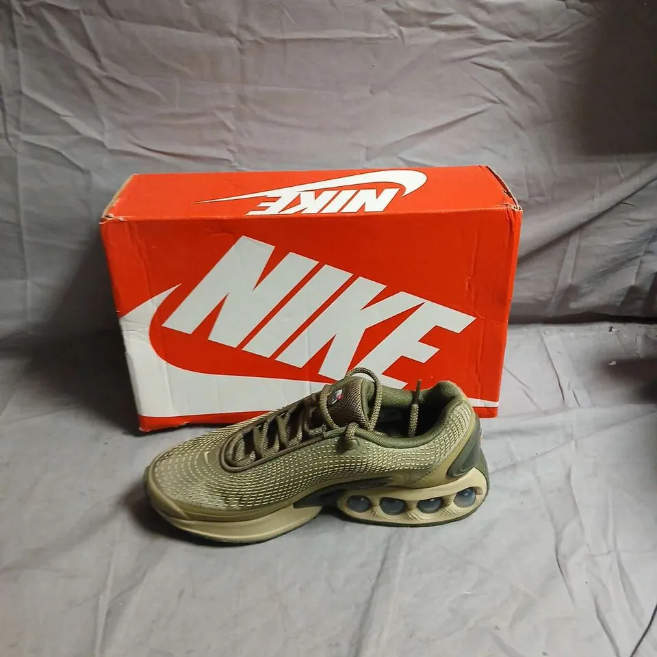 NIKE AIR MAX ATHLETIC SNEAKERS – OLIVE/KHAKI - SIZE UK6