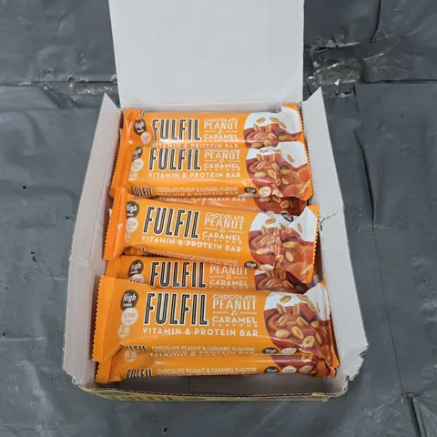 BOXED FULFIL CHOCOLATE PEANUT & CARAMEL FLAVOUR BARS