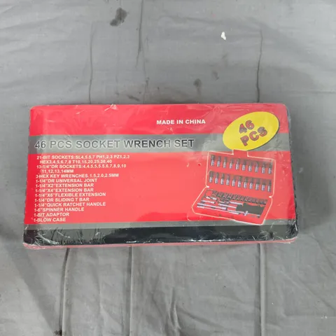 Socket Wrench Set – 46 Pieces, Red Box 