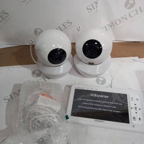 BOXED BABYSENSE HD S2 SPLIT SCREEN VIDEO BABY MONITOR
