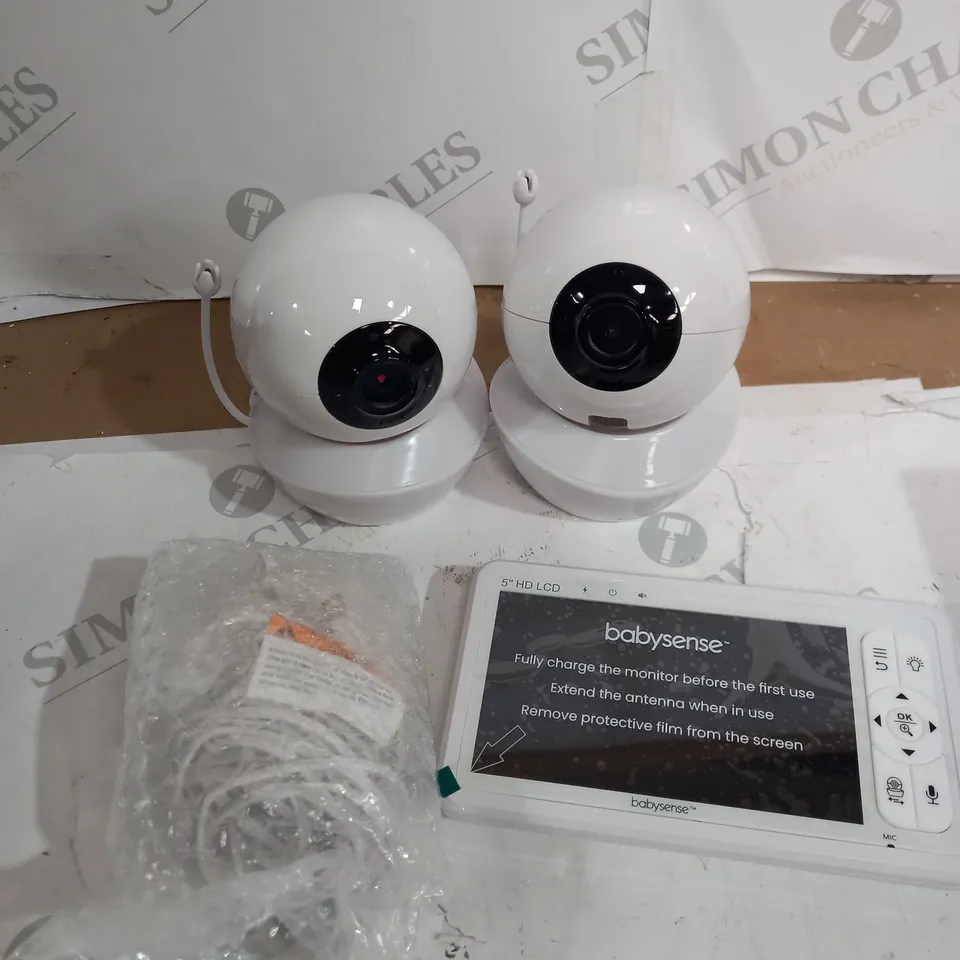 BOXED BABYSENSE HD S2 SPLIT SCREEN VIDEO BABY MONITOR 