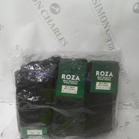 BEST QUALITY WOOL SOCKS PACK OF 3 BLACK GREY