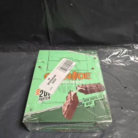 GRENADE PROTEIN BAR – DARK CHOCOLATE MINT FLAVOUR (BOXED)