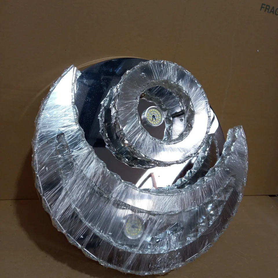 SILVER CEILING CHANDELIER 