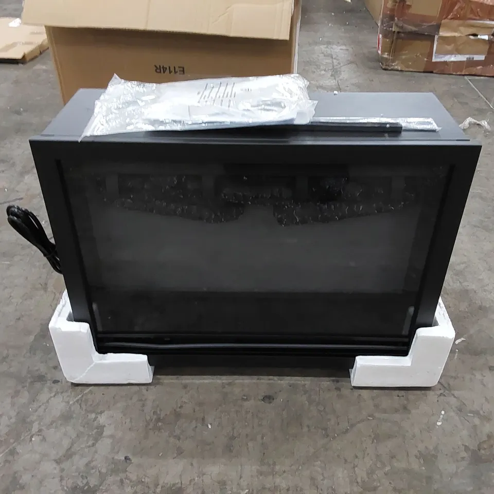 BOXED LARRY CASTLETON FIRE AND FIREPLACES ELECTRIC FIRE HEATER UNIT