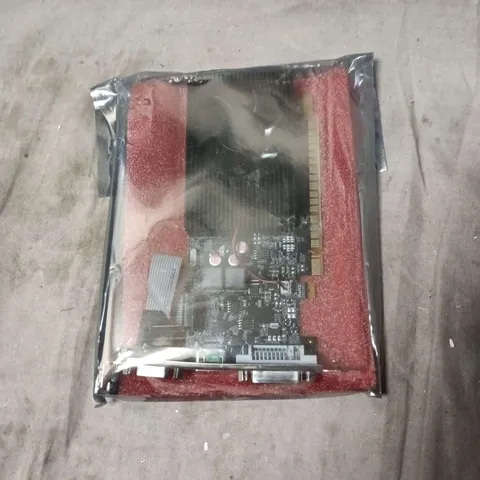 PCIE GRAPHICS CARD IN ANTI-STATIC BAG WITH PINK FOAM PADDING. SEALED