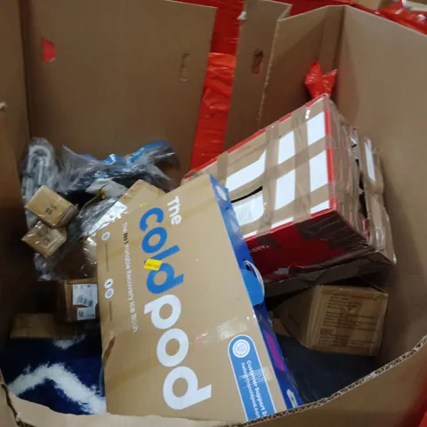 PALLET OF ASSORTED HOUSEHOLD GOODS AND PRODUCTS TO INCLUDE; ELECTRIC CLOTHES DRYER,ICE BATH,AREA RUG