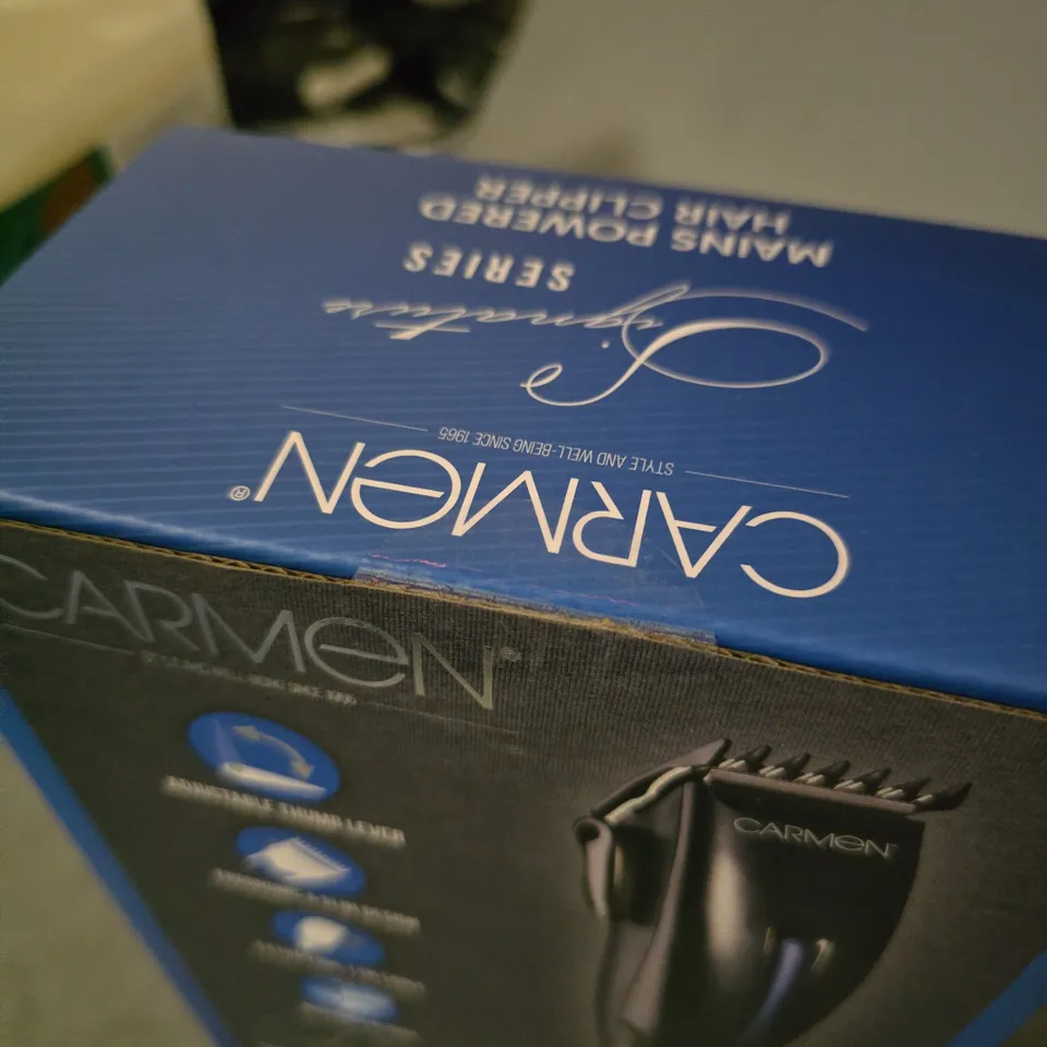 SEALED CARMEN MAINS POWERED CLIPPERS