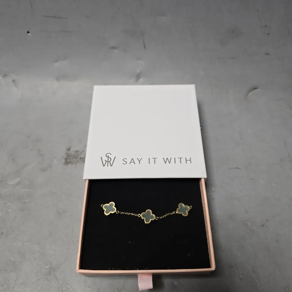 SAY IT WITH CLOVER BRACELET 