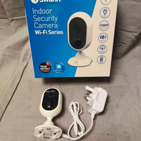 SWANN INDOOR SECURITY CAMERA – WI‑FI SERIES, BOXED WITH POWER ADAPTER
