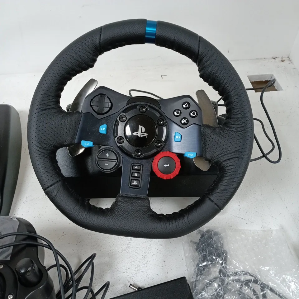 LOGITECH G27 DRIVING FORCE RACING WHEEL WITH PEDALS & GEAR SHIFTER