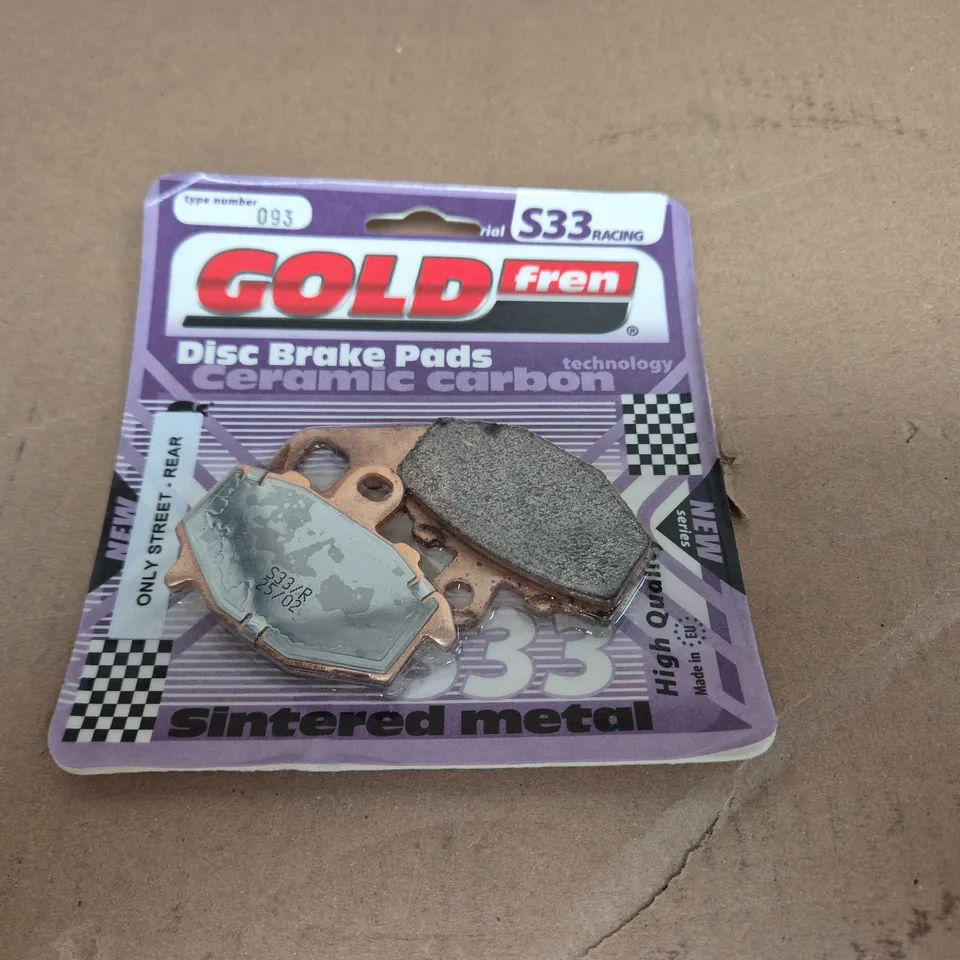 GOLD FREN DISC BRAKE PADS – CERAMIC CARBON