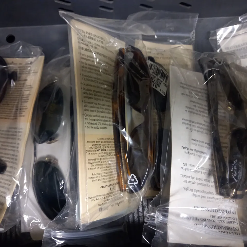 APPROXIMATELY 10 ASSORTED DE RIGO STING SUNGLASSES TO INCLUDE MODELS 6137, 4276, 6138, 6144 ETC. 