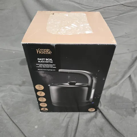 GEORGE HOME FAST BOIL BLACK KETTLE – MATTE FINISH (BOXED)