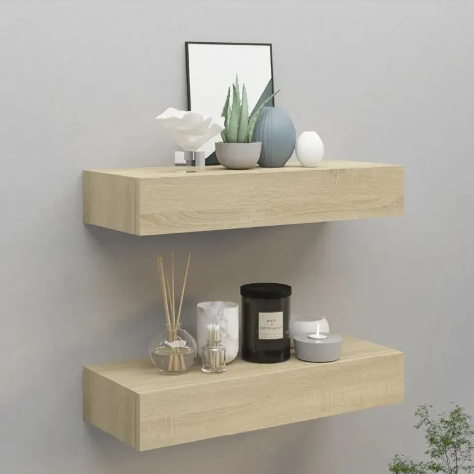 BOXED AZARIE 2 PIECE FLOATING SHELF