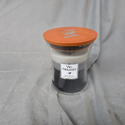 WW TRILOGY WARM WOODS SCENTED CANDLE – 275G, FORET ENSOLEILLÉE
