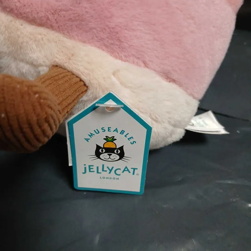 JELLYCAT AMUSEABLES PINK PLUSH TOY – JELLYCAT LONDON TAG