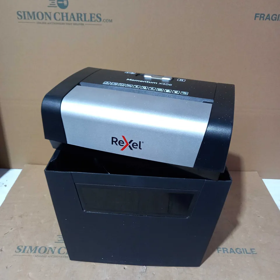 REXEL MOMENTUM X406 PAPER SHREDDER