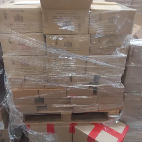 PALLET CONTAINING A VERY LARGE QUANTITY OF ASSORTED BEAUTY RELATED PRODUCTS INCLUDING: REVOLUTION PRO CORRECTING PRIMER ECT