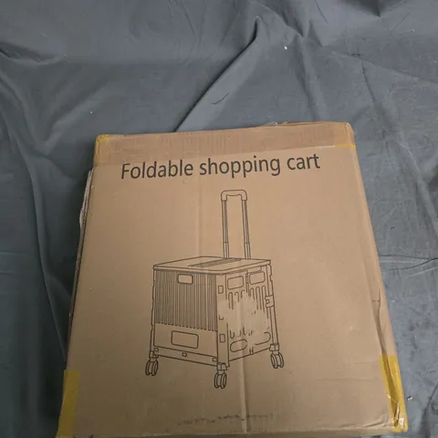 FOLDABLE SHOPPING CART ON WHEELS – BOXED