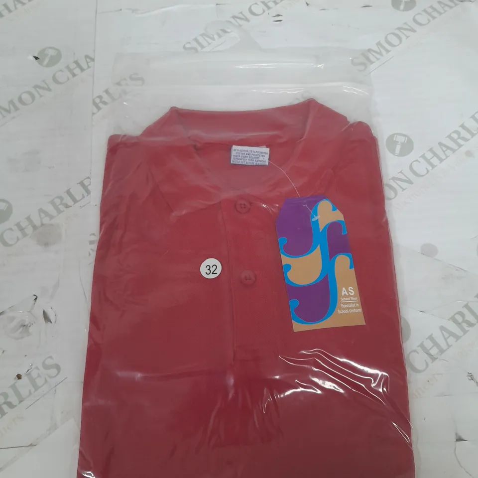 SET OF APPROX 13 AKIF STYLES SCHOOL WEAR BOYS POLO SHIRTS IN VARIOUS SIZES 