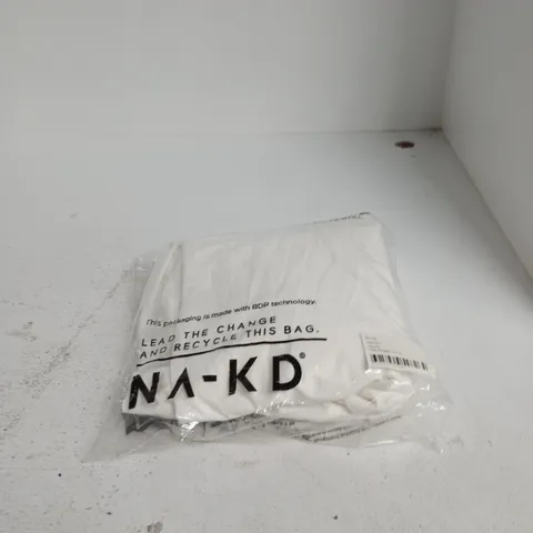 NA-KD MAXI SKIRT – OFFWHITE, EU 42 (UK 14)
