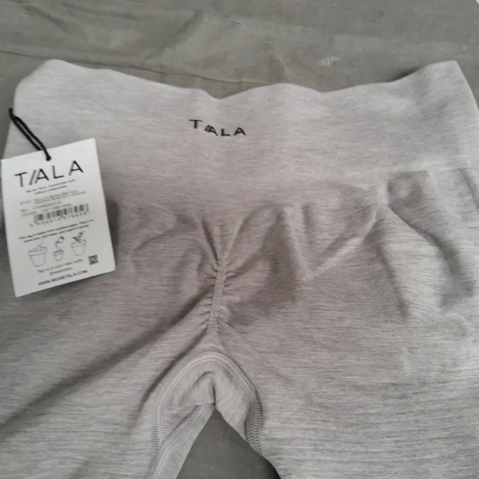 TALA SCULPT SEAMLESS HIGH WAISTED SCRUNCH LEGGINGS IN GREY - M