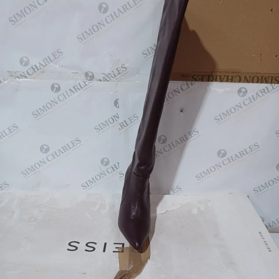 BOXED REISS ZINNA HIGH BOOTS - SIZE 3 