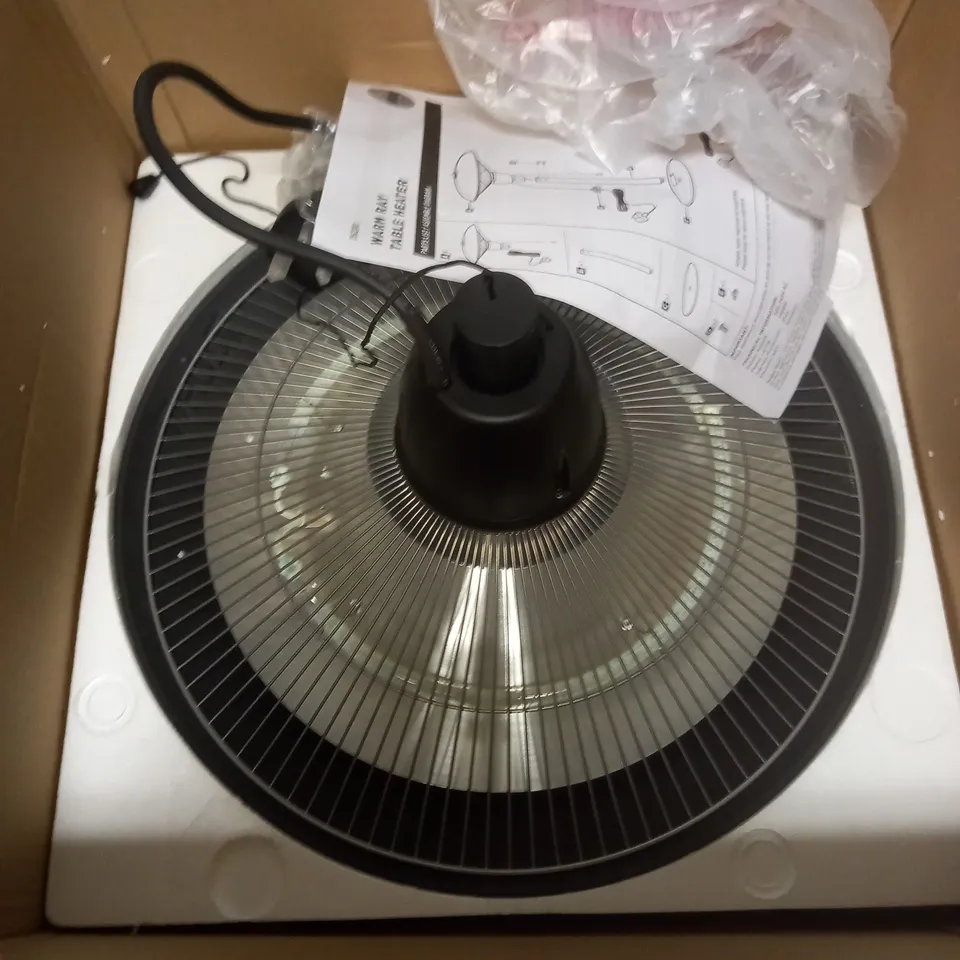 HAVANNA WARM-RAY TABLE HEATER - 1500W HALOGEN RRP £199.99
