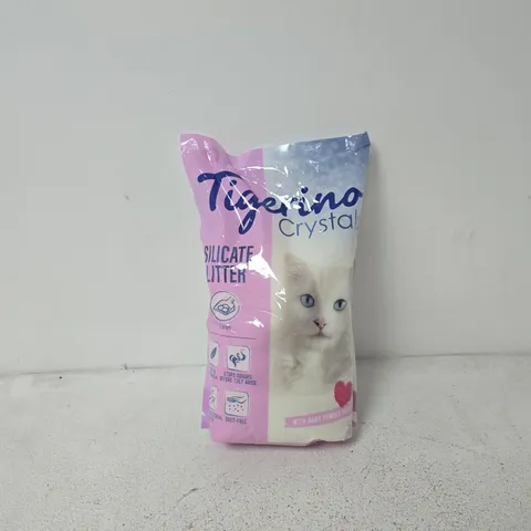 TIGERINO CRYSTALS SILICATE LITTER WITH BABY POWDER SCENT 5L