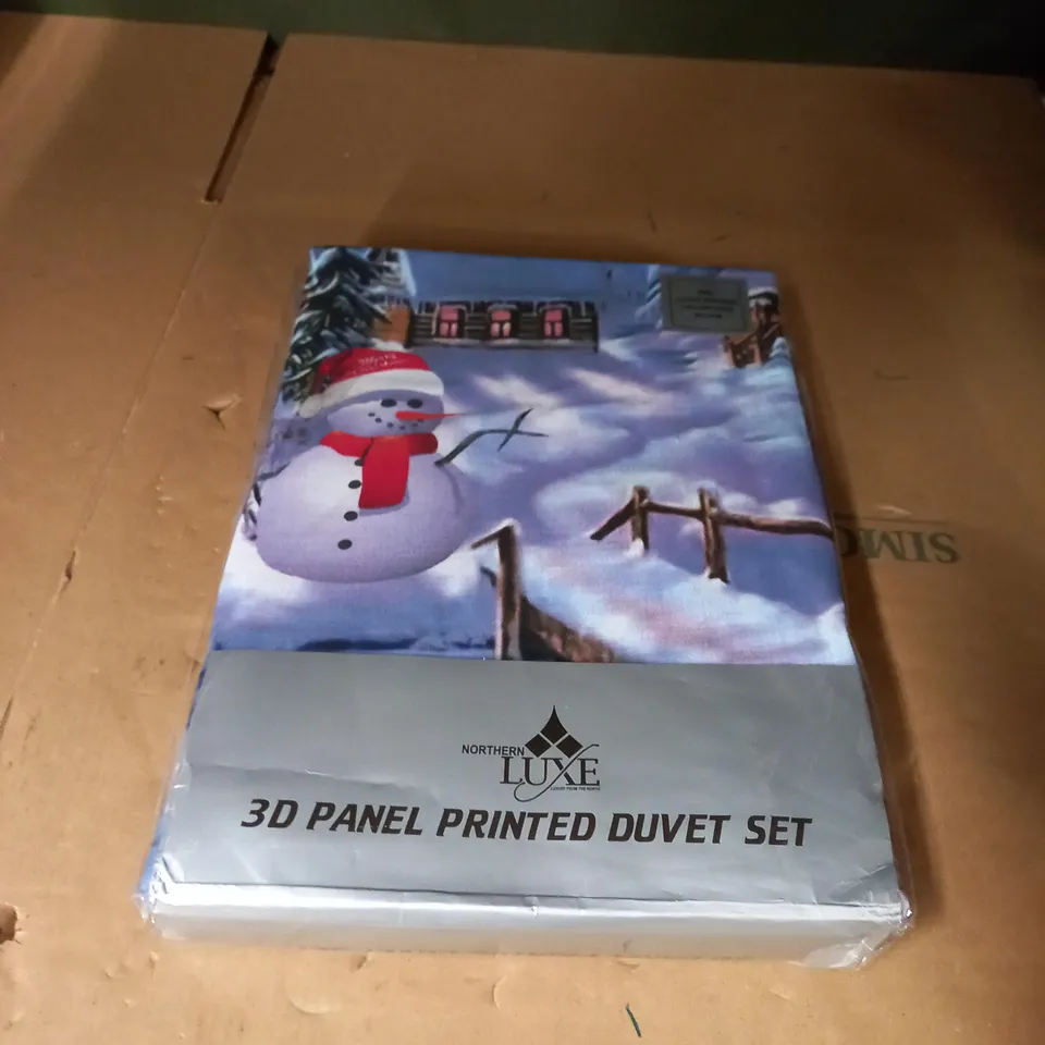 3D PANEL PRINTED DUVET SET 